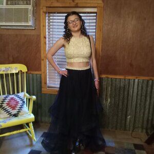 Two piece formal/prom dress
